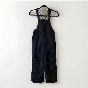 Magellan Kids Waterproof Winter Snow Suit Bibs Black Unisex Youth Small